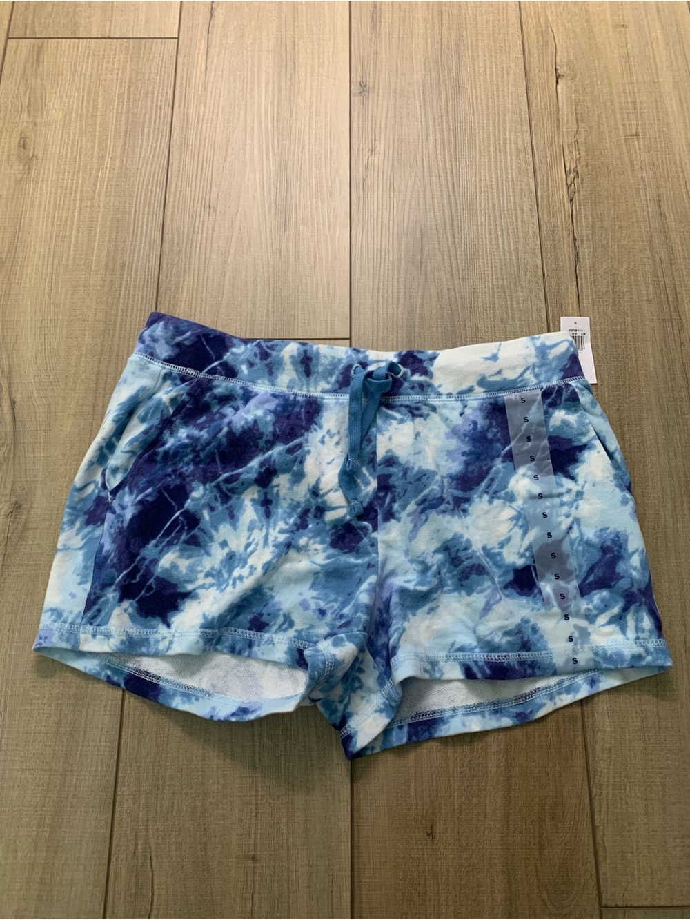 Tie-Dye Blue Women's Shorts